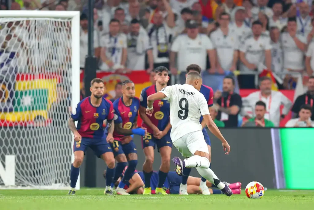 Mbappé face à Barcelone